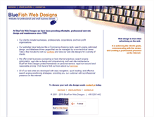 Tablet Screenshot of bluefishwebdesigns.com